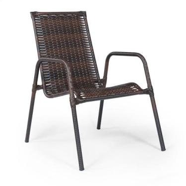Imagem de Cadeira Sauipe De Junco Vime Rattan Para Áreas Externas - Sofisticasa 