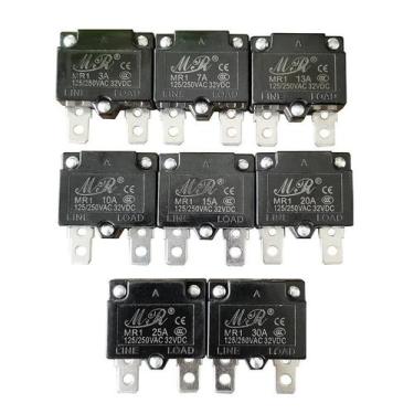 Imagem de Relé de Redefinição Automática 7A, 10A e 15A - Disjuntor Termomagnétic