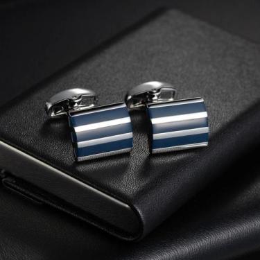 Imagem de Abotoaduras Masculinas de Alta Qualidade - Design Moderno e Requintado