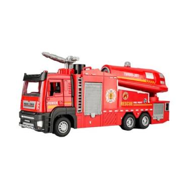 Imagem de Brinquedo de Carro de Bombeiros em Escala 1:32 com Luz, Som e Portas A