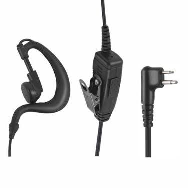 Imagem de stdgove Fone de ouvido de 2 pinos M1 com microfone Ptt para Motorola cp100 cls1410 gp300 cp200d bpr40 CLS 1110 1410 cp185 dlr1060 rdm2070d dlr1020 rmu20020 rmu20020 40 rdus 4100 dtr700 (forma G)