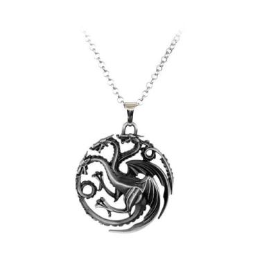 Imagem de Chaveiro Dragão Targaryen - Presente para Fãs de Game of Thrones, N184