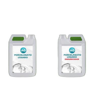 Imagem de Kit Porcelanato Líquido + Primer Epóxi  Concreto e Madeira - Resinas A