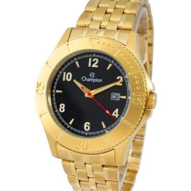 Imagem de Relógio champion masculino dourado ca31417u - CASIO