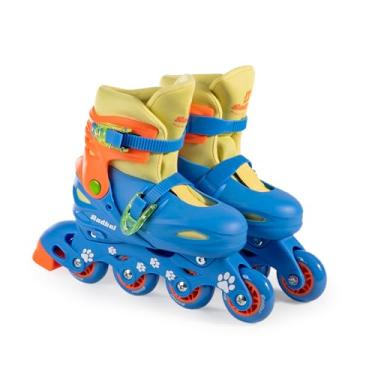 Imagem de Patins Laranja/Azul S/Acessórios