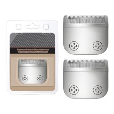 Imagem de Lâmina de substituição de aço inoxidável de 30 mm compatível com cortadores de íon de lítio WHAL All-in-One, modelo 59300 (prata, 2 peças)