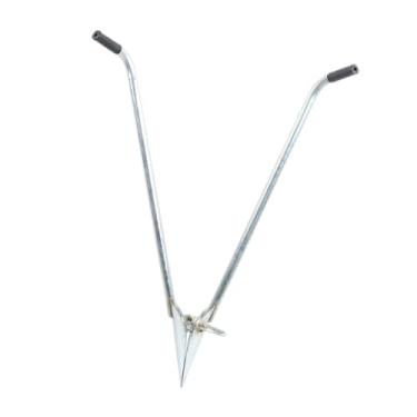 Imagem de Dualoai Transplantador de mudas com cabo longo, ferramenta para plantio de bulbos, ferramenta de fácil utilização para transplante de mudas para batatas,