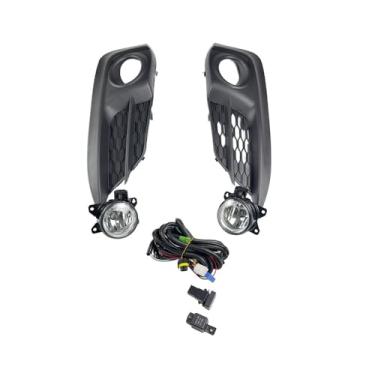 Imagem de SIEMID Kit de luz de neblina para para-choque dianteiro Hond.a Civic 2016 com interruptor de fiação e kit de luz de lente transparente