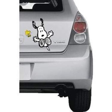 Imagem de Adesivo De Carro Snoopy E Woodstock - Lojinha Da Luc Adesivos