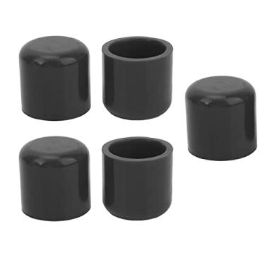 Imagem de Pacote com 5 tampas de mangueira de vácuo de admissão de carro de silicone de 30 mm - Tampa preta universal para uso automotivo e industrial (preto)