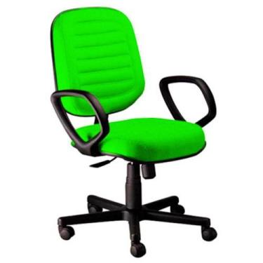 Imagem de Cadeira Diretor Gomada Com Braços Linha Blenda Verde - DESIGN OFFICE M