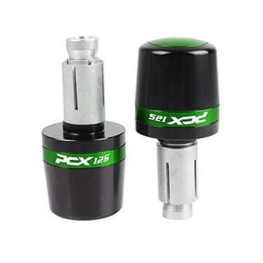 Imagem de Extremidades das manoplas do guidão da motocicleta, tampas das extremidades dos manoplas, acessórios deslizantes de peso para PCX125 PCX 125 2018-2022