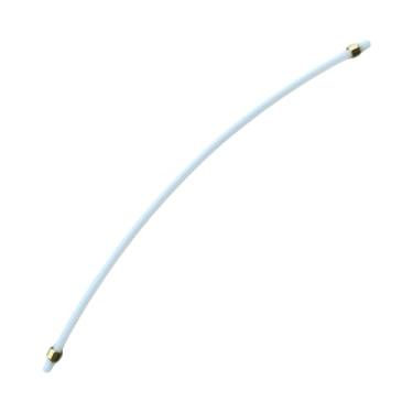 Imagem de Tubo de água PTFE para máquina de café expresso e cappuccino Delonghi L = 150/190/270 mm com acessório de tubo de 2 arbustos Orings Di2-De4 (Lentido = 190 mm)
