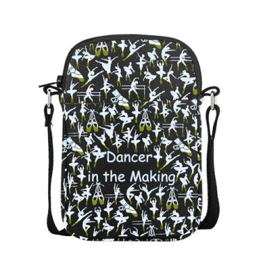 Imagem de UJIMS Presentes de bailarina de balé, bolsa transversal, presentes de recital de dança, equipes de dança, presente para amantes de dança, Balletcb