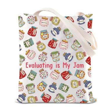 Imagem de KUIYAI Bolsa Diagnostician Appreciation Educational Diagnostician Diagnostician Diagnostician Week Gift Evaluating is My Jam, Evaluatingjamts-us, middle