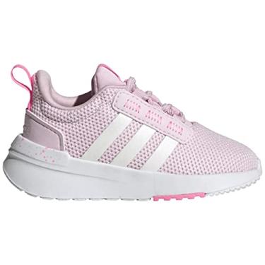 Imagem de adidas Tênis infantil unissex Racer Tr21, Rosa claro/Zero metálico/Rosa feixe, 5 Infant