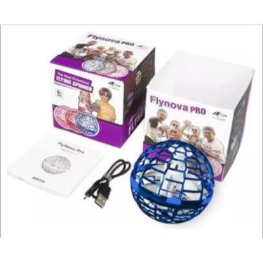 Imagem de Brinquedo Flynova Pro Bola Voadora Brinquedo 360 Rotação Luz Led - Sob