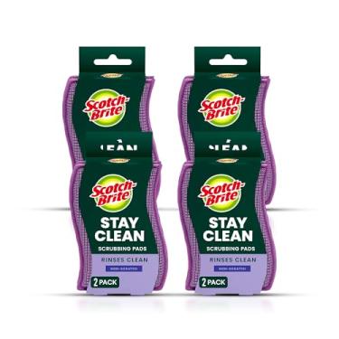 Imagem de 8 Pack Scotch Brite Stay Clean Scrubber
