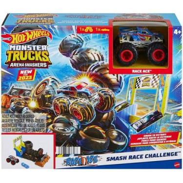 Imagem de Hot Wheels Pista Monster TRUCKS Race ACE Mattel HNB87