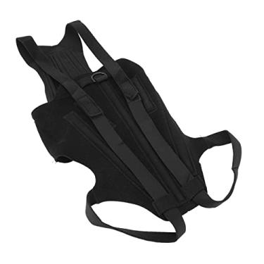 Imagem de Zerodis Colete Traseiro de Cães, Suporte Flexível Brace Flure de Estimação Confortável Pet Pet Walness Conveniente para Usar Roupas de Poliéster Multiuso para um Pequeno Cachorro Médio (S)