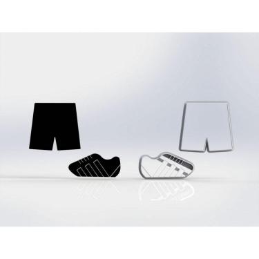 Imagem de Cortador Kit Calção Chuteira Tamanho 4cm