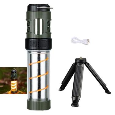 Imagem de Lampada Repelente Afasta Inseto Mosquito Lanterna LED Tripe USB Bateria Recarregavel Pesca Acampamento Ar Livre Passeio