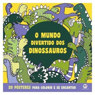 Imagem de O Mundo Divertido Dos Dinossauros - Para Colorir E Se Encantar