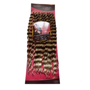 Imagem de Cabelo Cacheado 80cm Fibra Premium Super Natural P/ Crochet - bbless, 