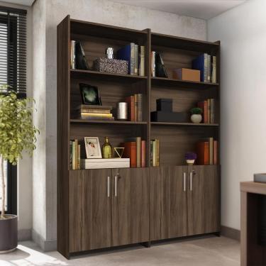 Imagem de Armario Multiuso Para Escritório Duplo Com Chave Notável Móveis