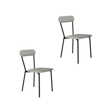 Imagem de Cadeira Vintage Emília Fixa C-4 Pes 450 X 505 X 810 Mm C-2 Un.cn.saturno Off White Cn.saturno Off White