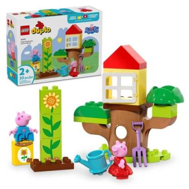 Imagem de Lego Duplo 10431 Peppa Pig Jardim E Casa Na Árvore 20 Peças