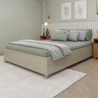 Imagem de Base de Cama Box Casal Alasca Off White - Pnr Móveis