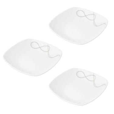 Imagem de Conjunto 3 de Tigelas Bolw Luxo Porcelana Italiana Bugatti