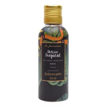 Imagem de Óleo para massagem corporal Beijável Delirio Tropical  120ml Sofistica