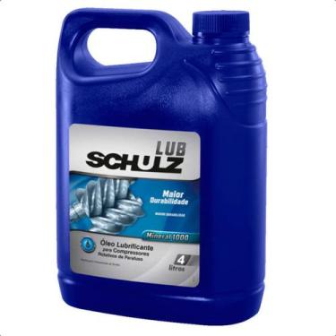 Imagem de Óleo Lubrificante Mineral 1000 Horas 4 Litros Aditivos Compressor Para