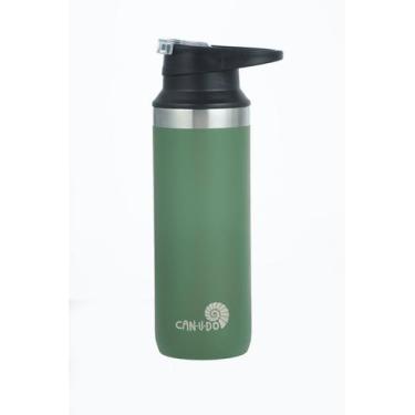 Imagem de Garrafa térmica de Inox 500ml Office - CAN.U.DO, Green pen