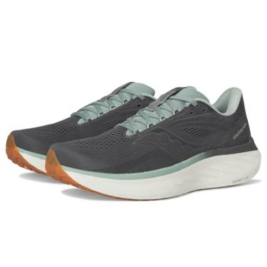 Imagem de Saucony Tênis masculino Ride 18, Carbono/Icebe, 39