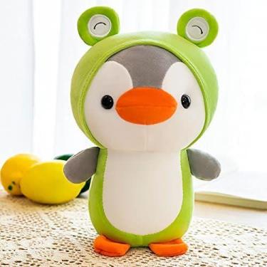 Imagem de Pinguim Sapo Recheado Animal em Fantasia Fofa, Pelúcias Adoráveis - HU