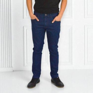 Imagem de Calça Jeans Masculina Venom Original Slim Confortável, Azul escuro, 44