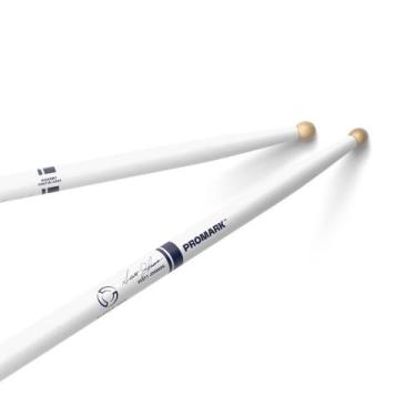 Imagem de Baqueta Hickory S Johnson Branca (Par) Promark TXDC17W-WHITE - PROMARK