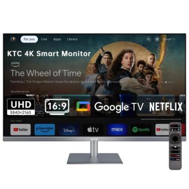 Imagem de Monitor inteligente KTC A32Q8 32" 4K UHD Google TV Netflix WiFi BT