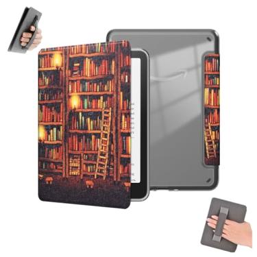 Imagem de GUKSRASO Capa para Kindle Paperwhite 12ª Geração 2024 (7", Modelo: SA568B) / Colorsoft Signature Edition - Capa Traseira de Acrílico Transparente Durável, Alça de Mão