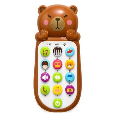 Imagem de Celular Infantil Musical Capivara com Sons de Animais Objetos e Número