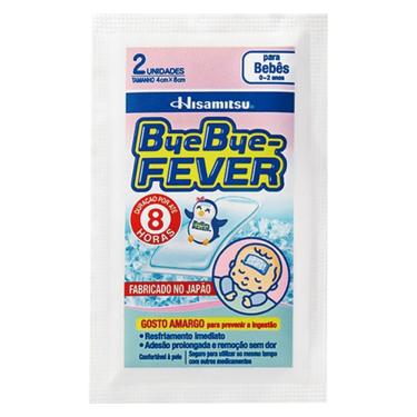 Imagem de Adesivo para Alívio da Febre Bye Bye Fever Bebês 0 a 2 anos 2 unidades