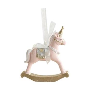 Imagem de Sclmgo Estatueta Decorativa de Resina de Natal, Reutilizável, para Cafeteria, Decoração de Natal para Casa, Feriado, área Externa, Portátil, Novidade, Decora, Rosa, Tamanho real