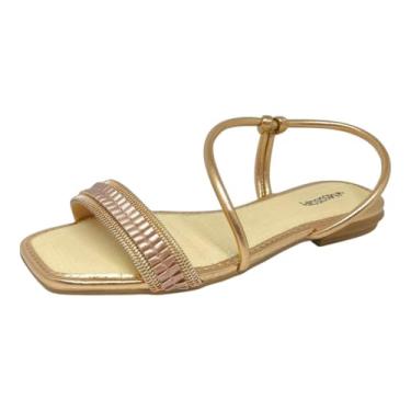 Imagem de Sandália Rasteirinha Feminina Texturas Clássica Mississipi