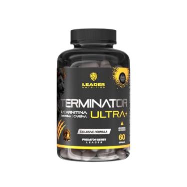 Imagem de Leader Nutrition Terminator Ultra+, Suplemento com L-Carnitina, Tirosina e Cafeína, Fórmula Exclusiva para Metabolismo e Desempenho, 60 Cápsulas