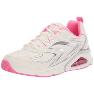 Imagem de Skechers Tênis feminino Tres air Uno Terti airy, Branco/Rosa, 39