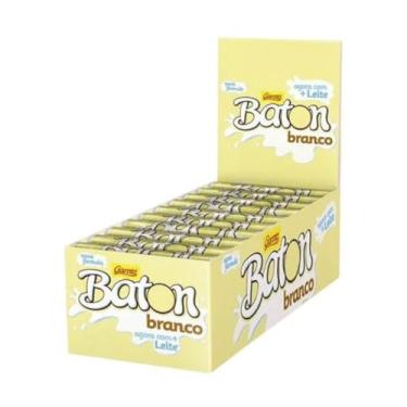 Imagem de Chocolate Baton Branco Garoto 480g - 30 Unidades De 16 gramas