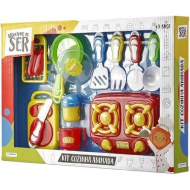 Imagem de Conjunto Brincando de Ser Kit Cozinha Animada com Acessórios Multikids